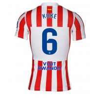 Stroje piłkarskie Atletico Madrid Koke #6 Koszulka Podstawowej 2025-26 Krótki Rękaw